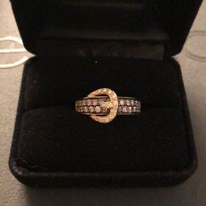 Women’s LeVian Diamond Buckle Ring